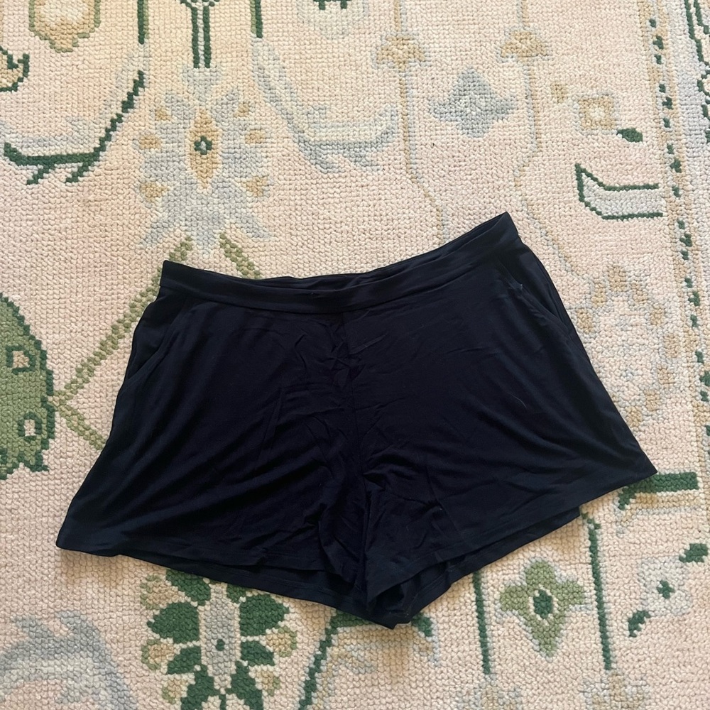 Black Casual Shorts